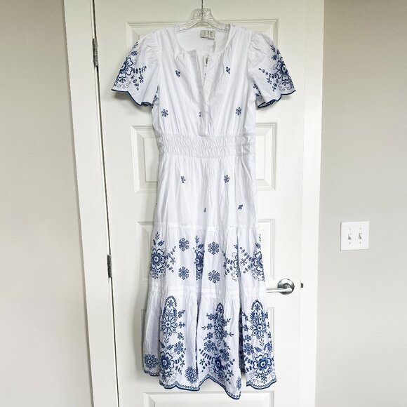 NWT Joie Eyelet Maxi Dress - Picture 1 of 5
